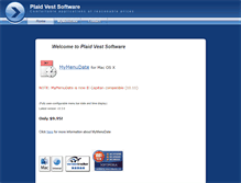 Tablet Screenshot of plaidvest.com